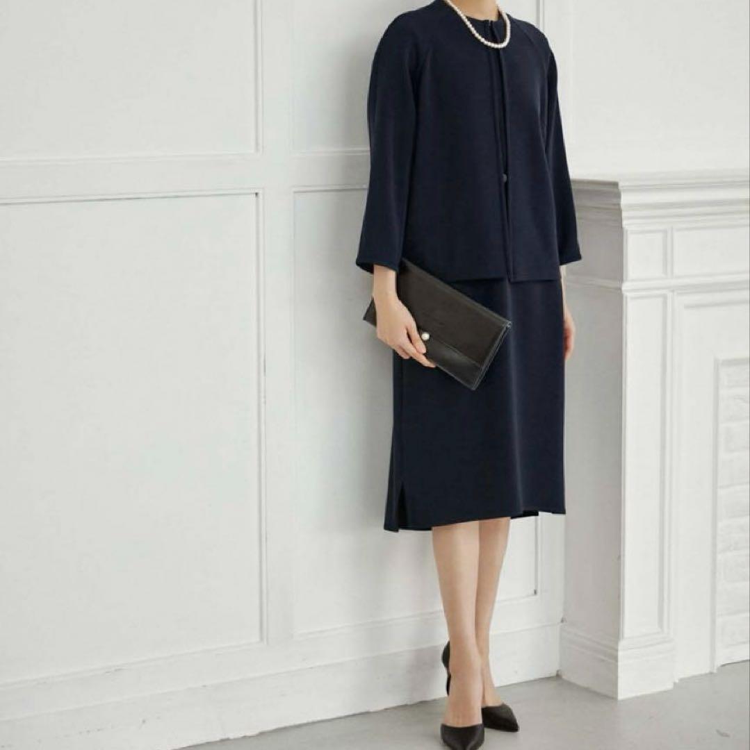 SOEJU ソージュ 2way ワンピース　ネイビー　紺　XS