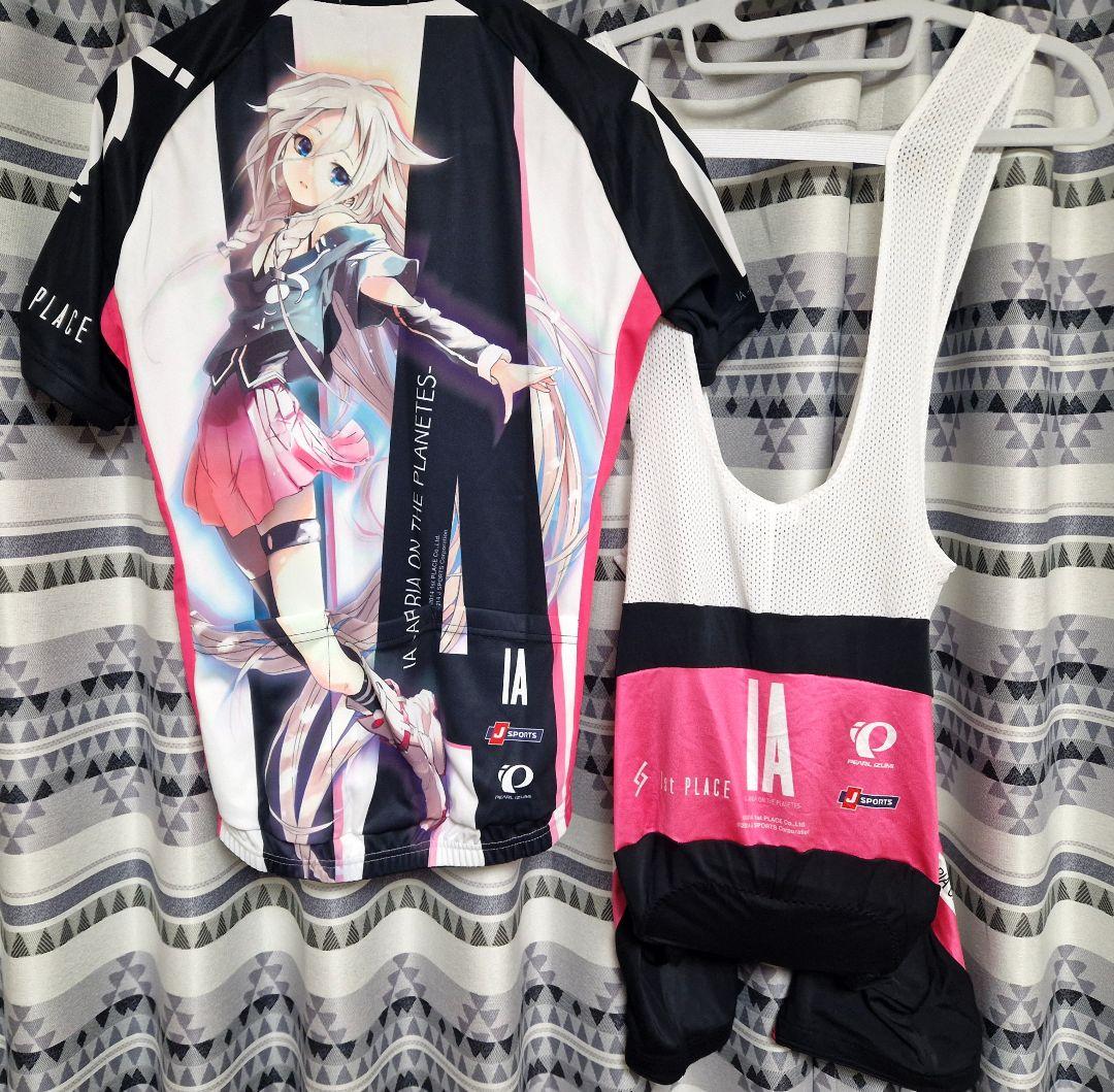 IA × J SPORTSコラボ サイクルジャージ 上下セット M(+グローブ)