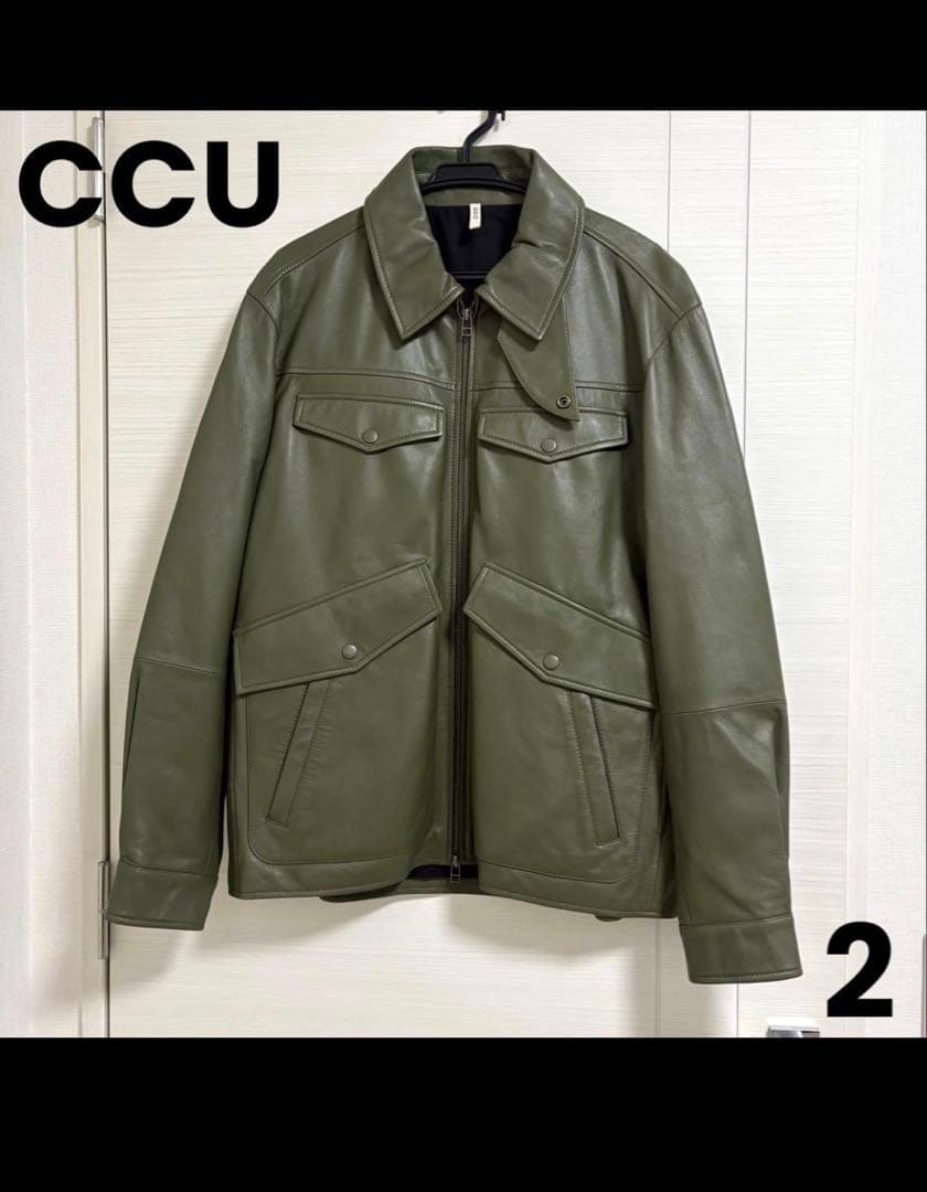 定価9万　CCU レザー　WILL ZIP JACKET