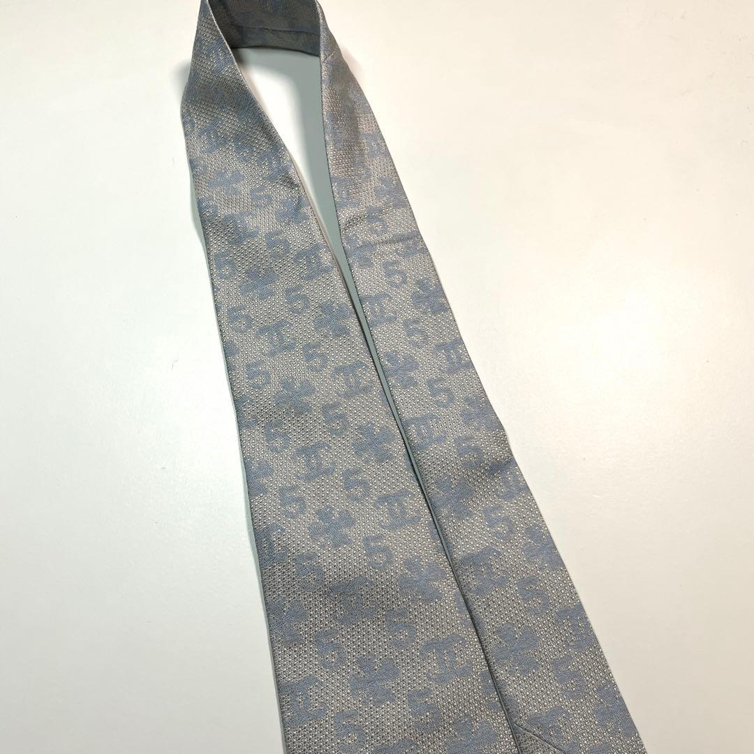 ✨良品✨ CHANEL シャネル　ネクタイ　高級シルク　ココマーク　総柄