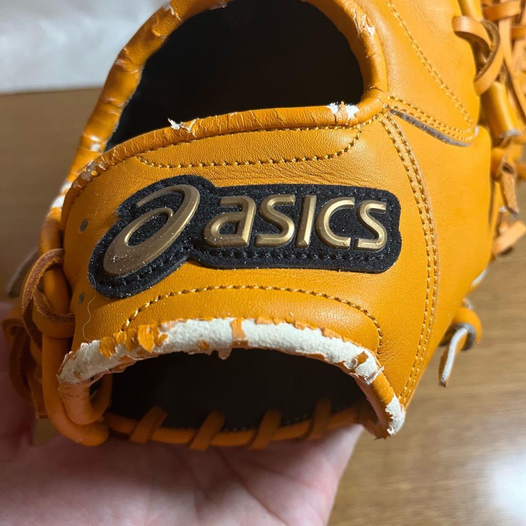 アシックス WINDEED BRG23K 軟式グローブ オレンジ 美品
