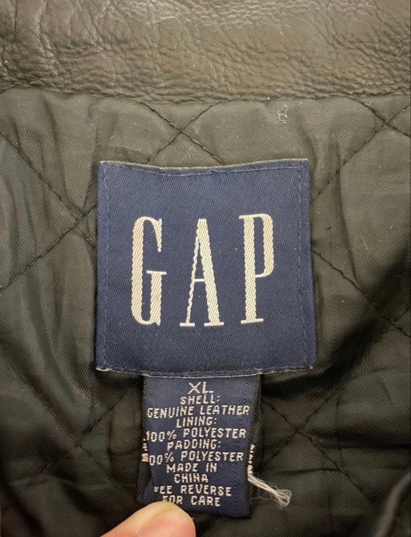 OLD GAPレザージャケット　スポーツジャケットタイプ　野村訓市
