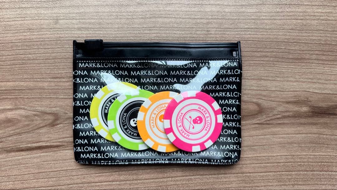 新品未使用　MARK & LONA マーク＆ロナ ゴルフ マーカー セットです。