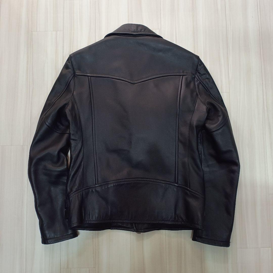 【本革】JACKROSE ライダースジャケット ダブル Lサイズ シープレザー