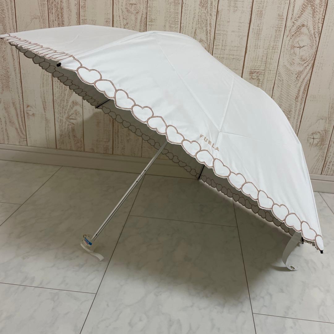 【新品未使用】 FURLA フルラ 晴雨兼用折りたたみ傘 遮熱・遮光