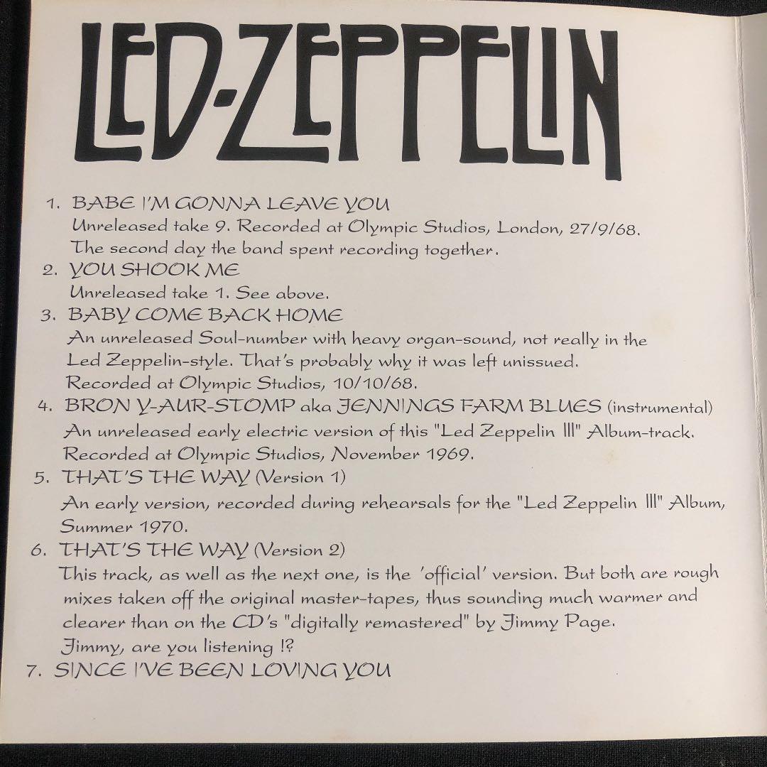 洋楽 LED ZEPPELIN/ HAIRWAY TO HEAVEN