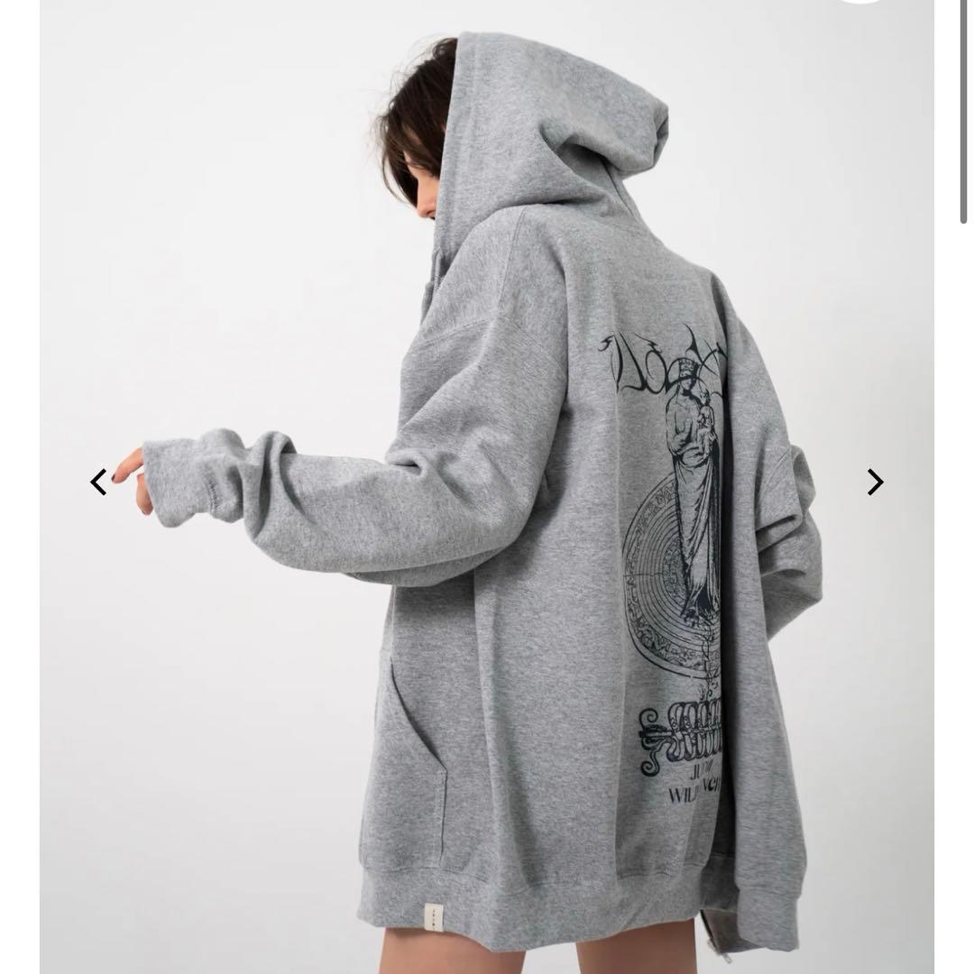 お正月限定 juemi SaintMary Zip-up Hoodie パーカー