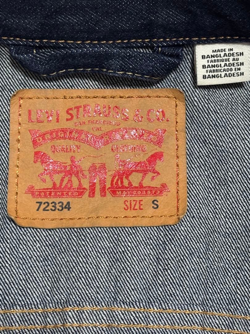 美品 Levi's リーバイス 72334 インディゴ デニムジャケット