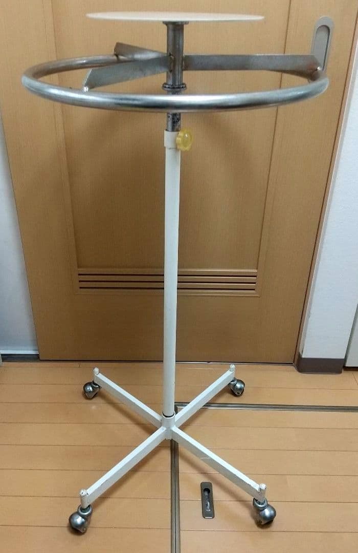 ラウンドハンガー 回転式ハンガーラック 直径52cm 高さ調整可能