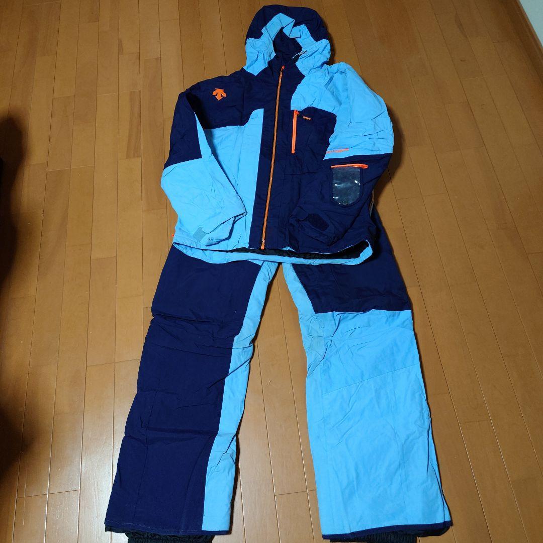 DESCENTE スキーウェア 青/紺