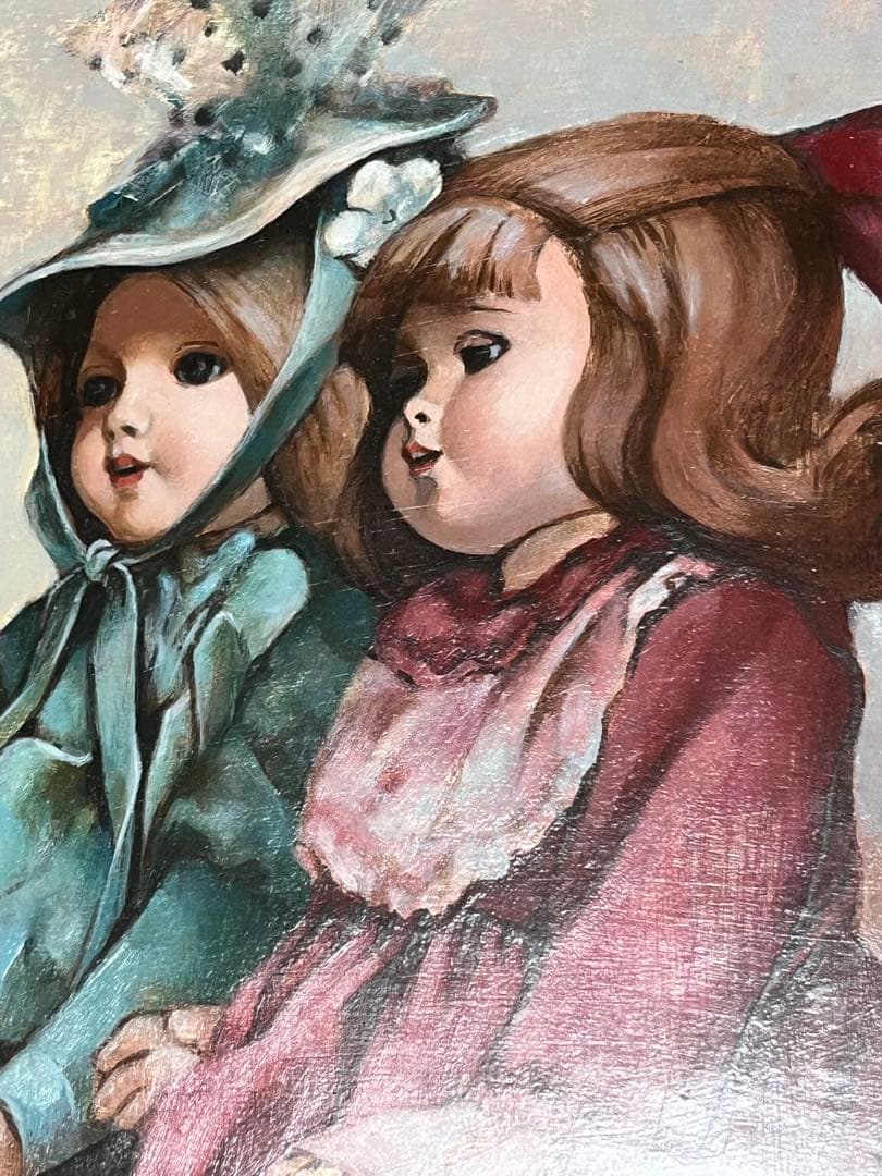 油彩画 陶山侃 「小さな貴婦人」