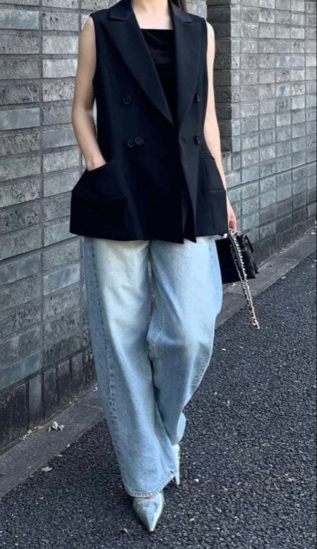 新品タグ付き★cygne シーニュ　スワンジレvalerie ブラック