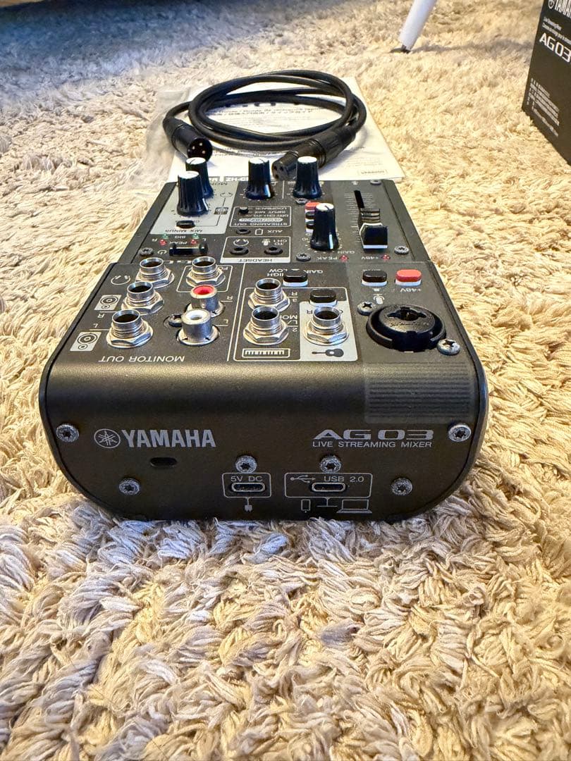 YAMAHA AG03 MK2 ライブストリーミングミキサー