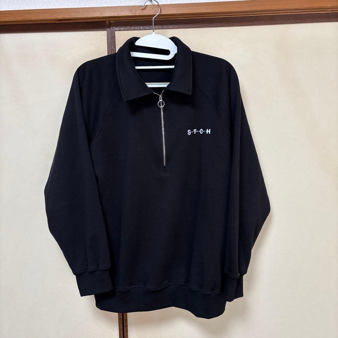 ANTIQUA GOLF×STCH ハーフジップトップス