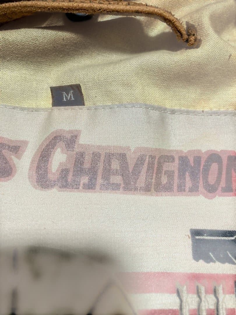 CHEVIGNON ブラウンレザージャケット