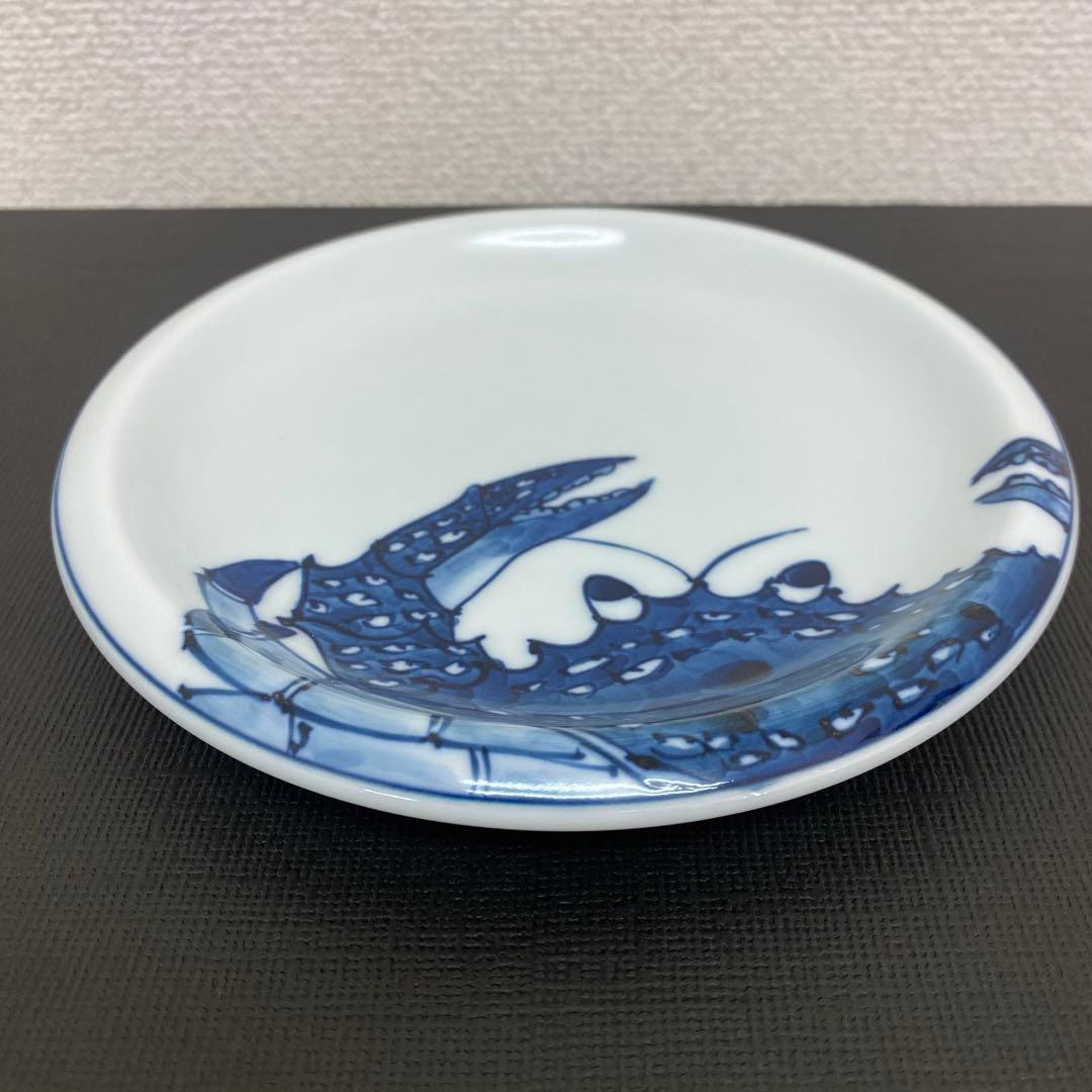源右衛門　有田焼　蟹絵　銘々皿　5枚組み