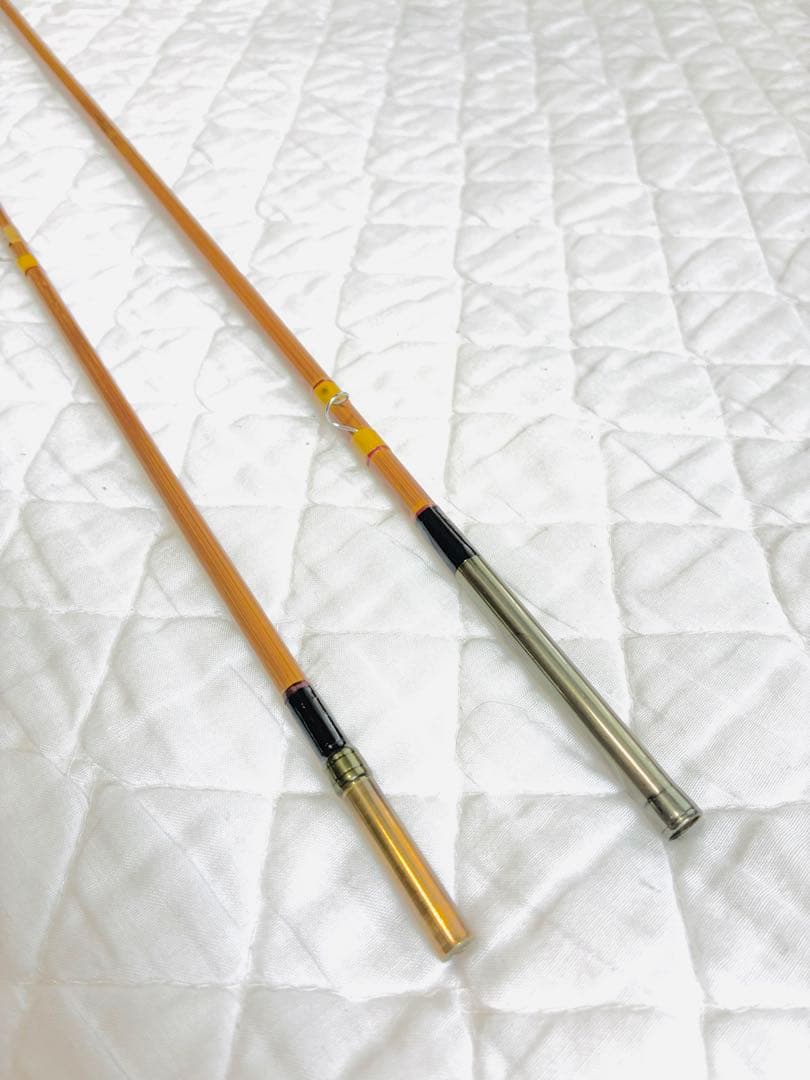 希少 ＪＨ.M C G I N Nフライバンブーロッド、7'6\"#5 、