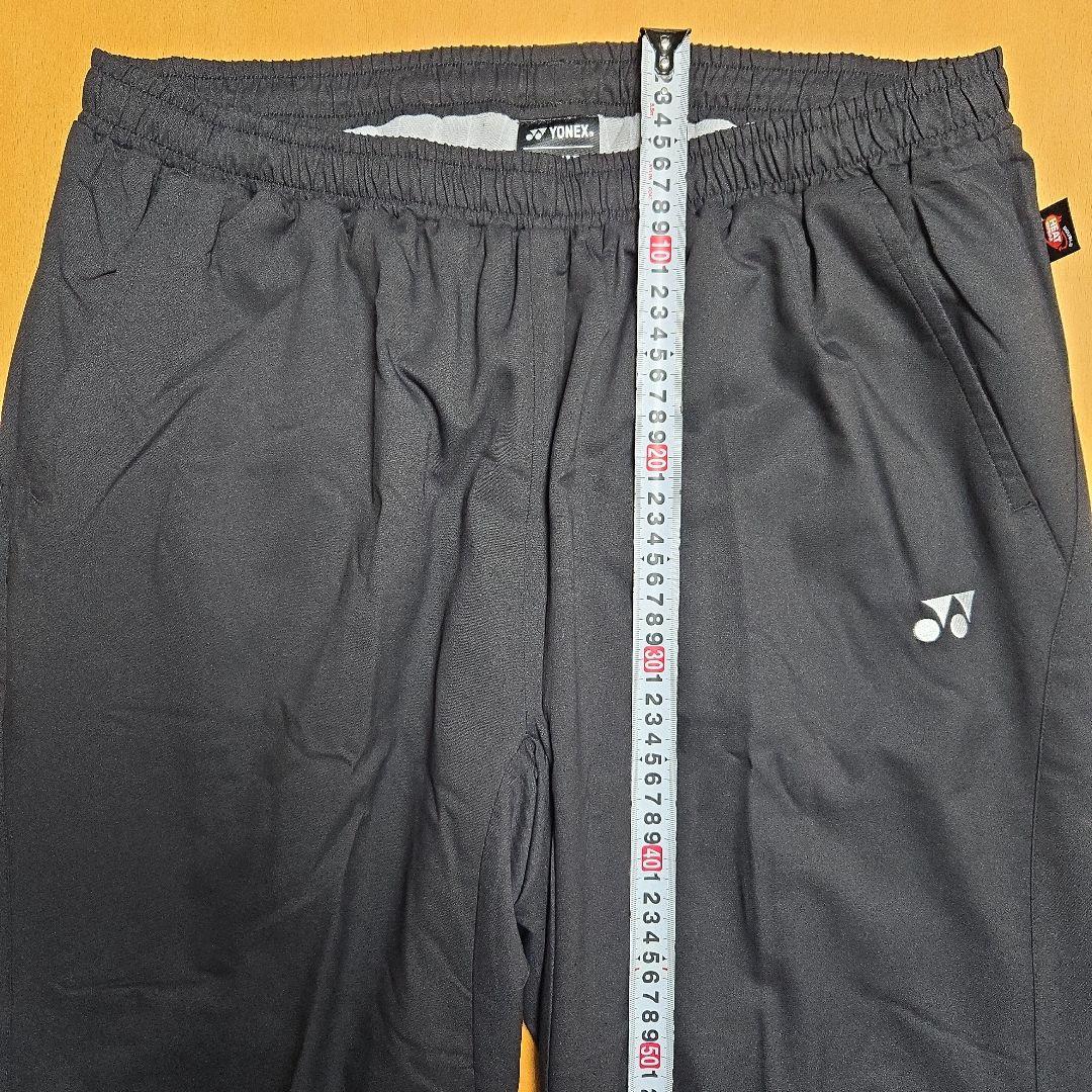 新品　YONEX　ユニ　裏地付ウィンドウォーマーパンツ　XO　黒　80087