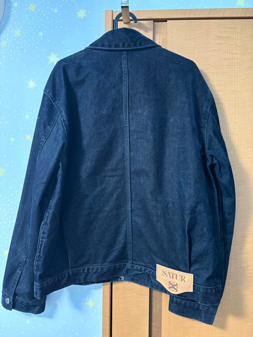 SATUR ネイビーデニムジャケット