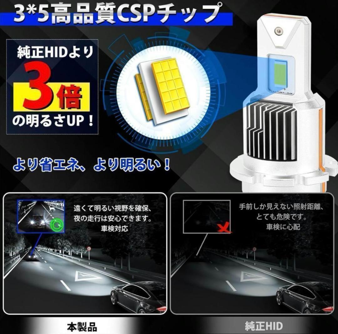 D2S D2R LED DC12V/24V対応 ヘッドライト 16000LM