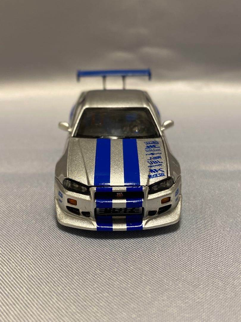 龍樹様専⚠️‼️ワイルドスピードGTR R34 、フィギュアセット