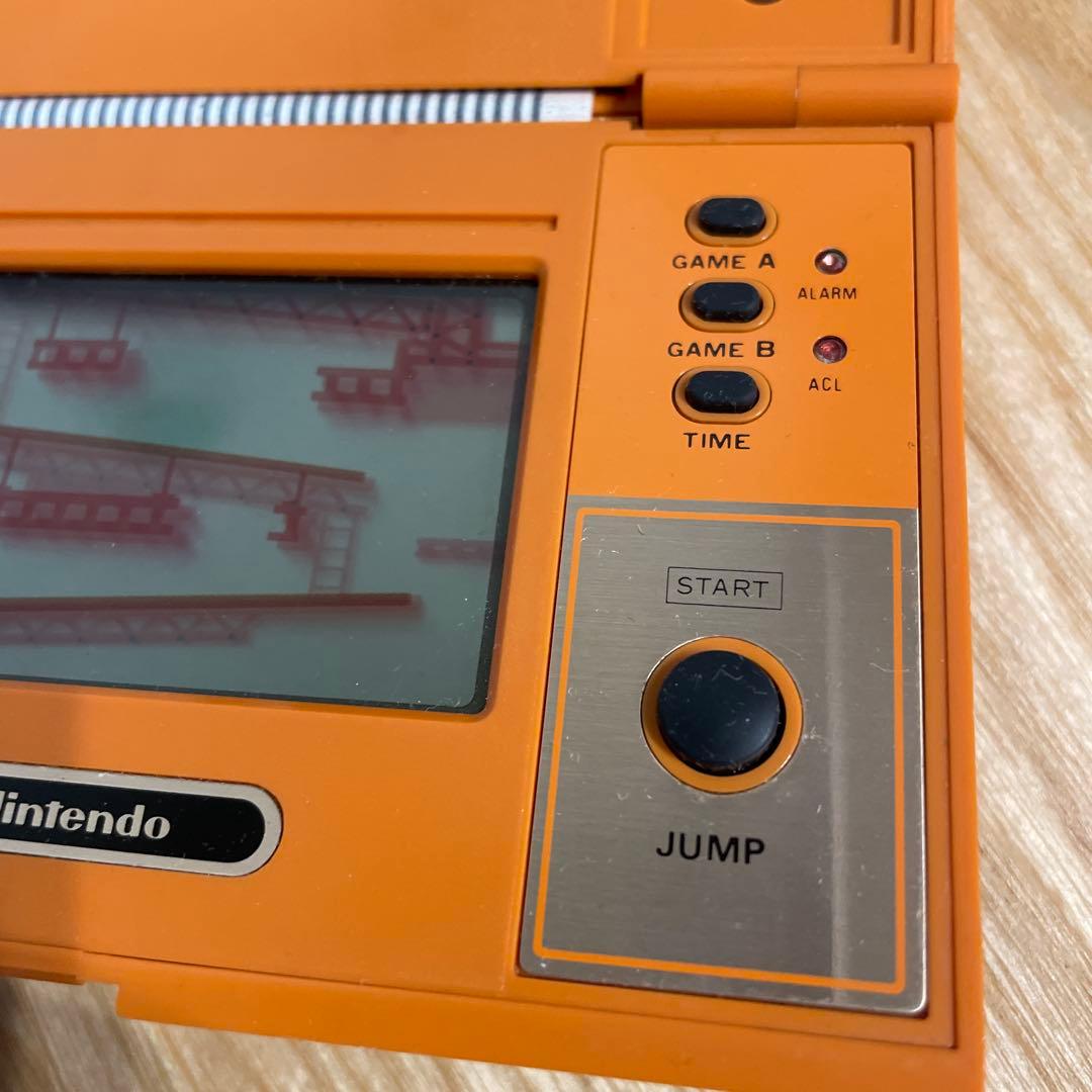 【動作品】Nintendoゲーム&ウォッチ　ドンキーコング電池カバーなし電池付き