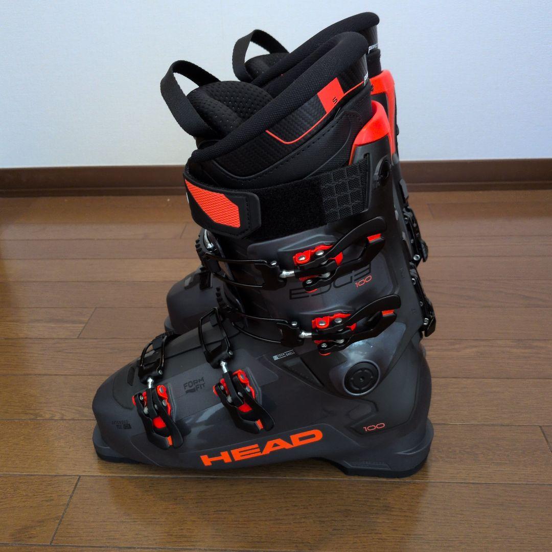 【新品未使用】HEAD EDGE 100 スキー用ブーツ ブラック/オレンジ