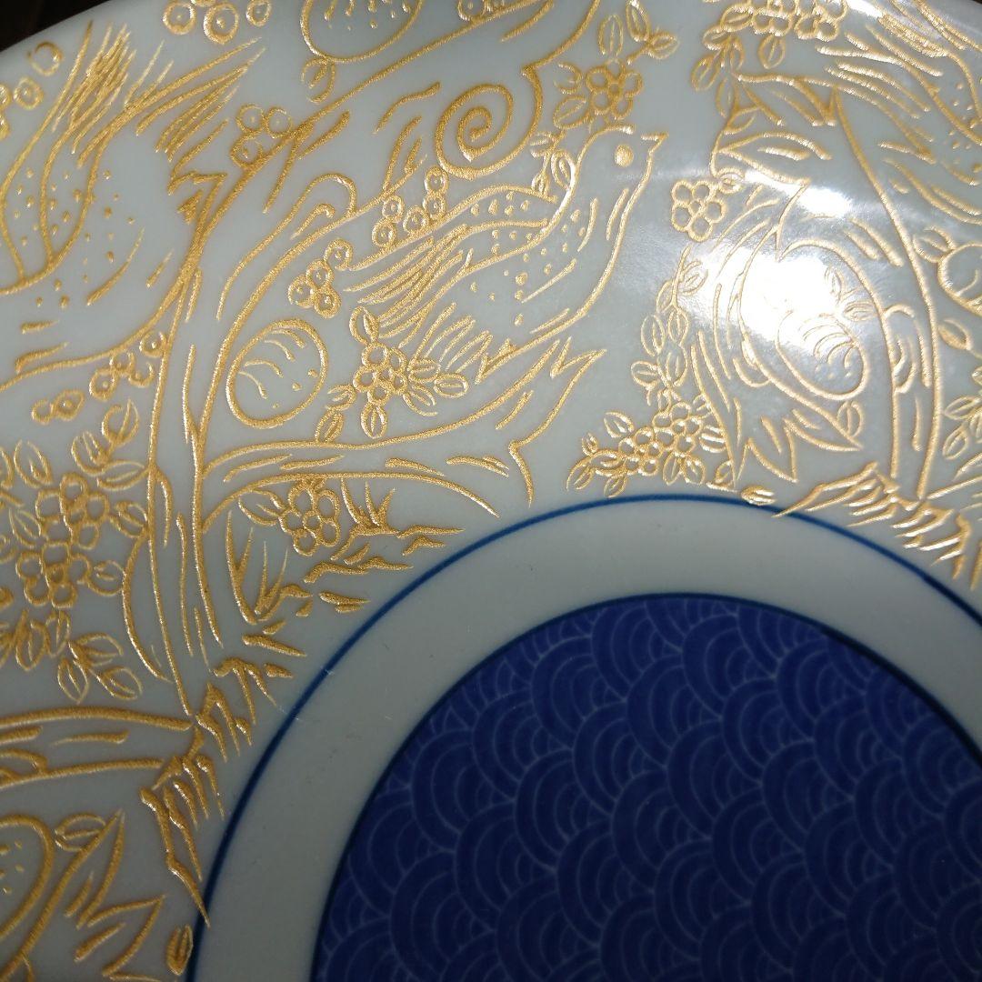有田焼 幸楽窯 皿 深鉢 鳥 /金蘭手 赤絵　古伊万里 印判 中川政七商店