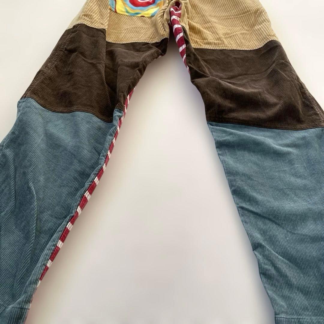アールディーズ aldies クレイジーパターン　コーデュロイパンツ