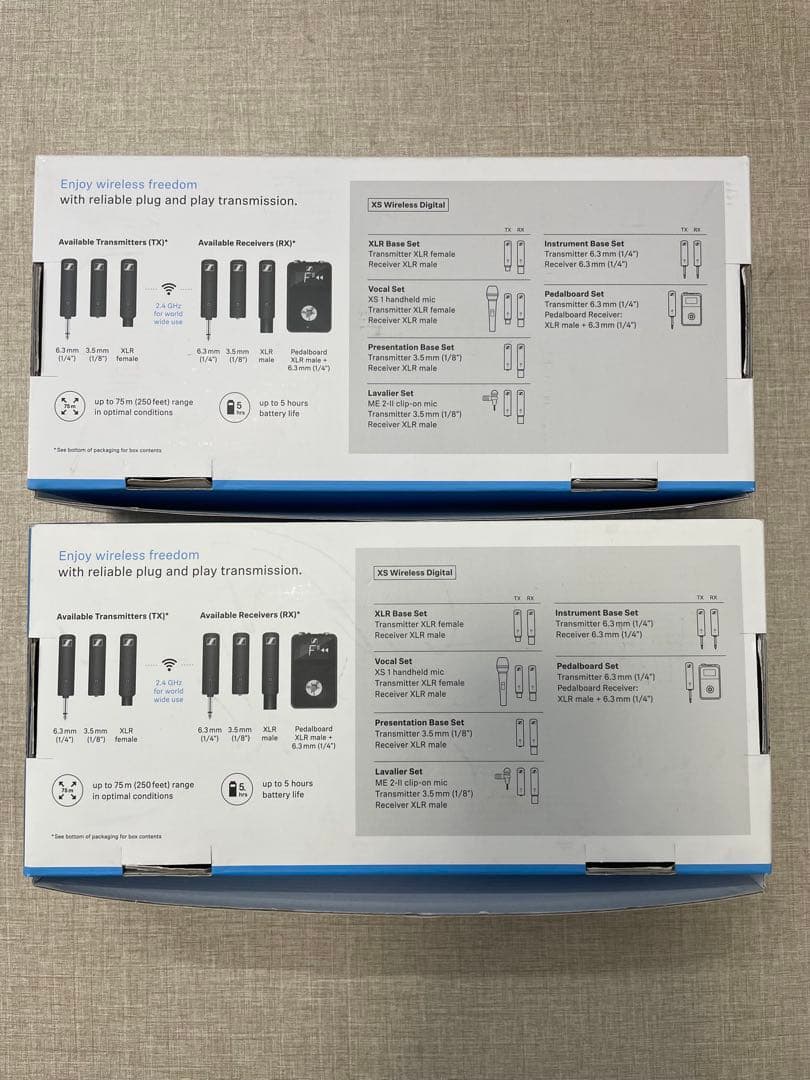 Sennheiser XSW-Digital XLR Base Set 2個