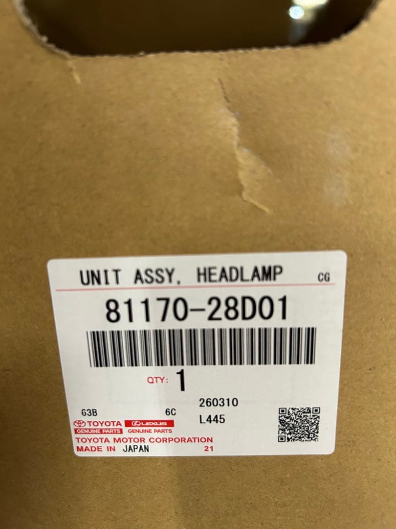 80 前期 ヴォクシー 左 LED ヘッドライト美品