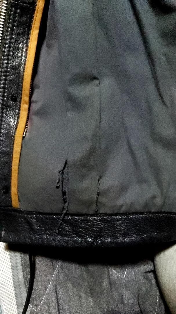 Schott N-1 デッキジャケット ・XL・ブラック　ショット レザー