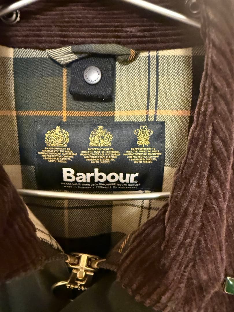 Barbour SL Bedale 38 バブアー ビデイル ピンバッジ付き