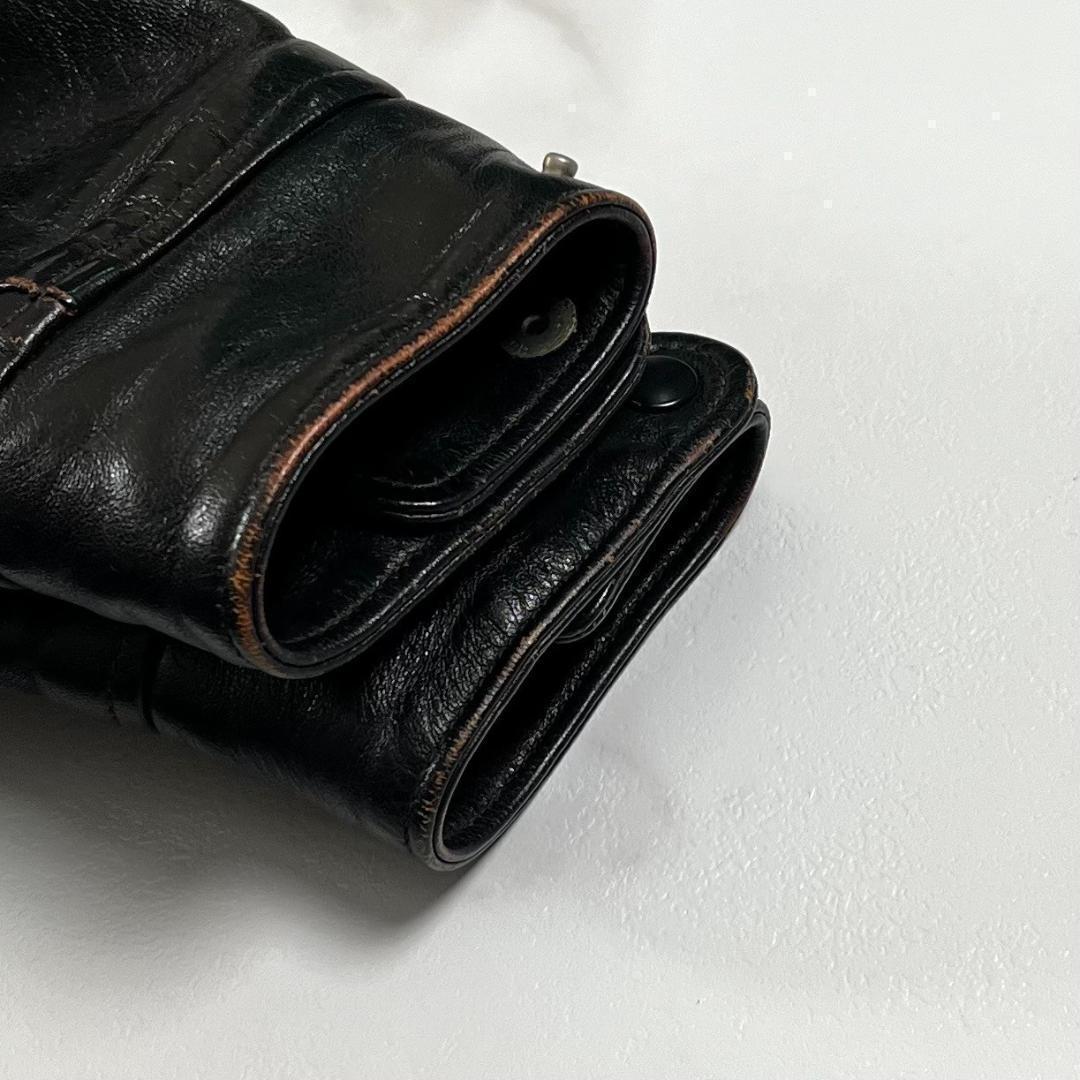 希少　BOOTLEGGERS　ブートレガーズ　マルホランド　ホースハイド　茶芯馬