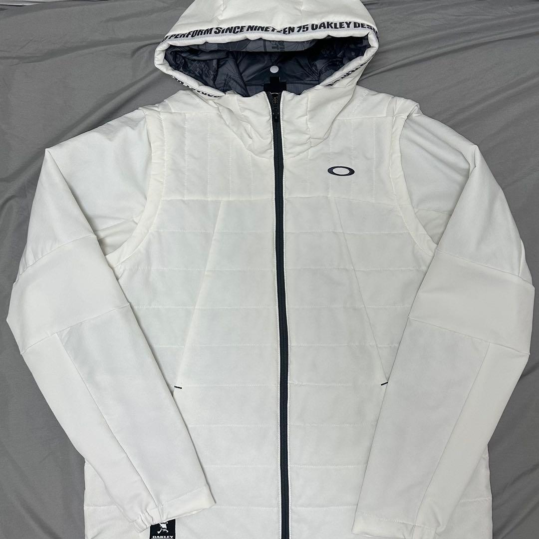 【美品】OAKLEY オークリー ゴルフ フード付き 2WAYジャケット XL