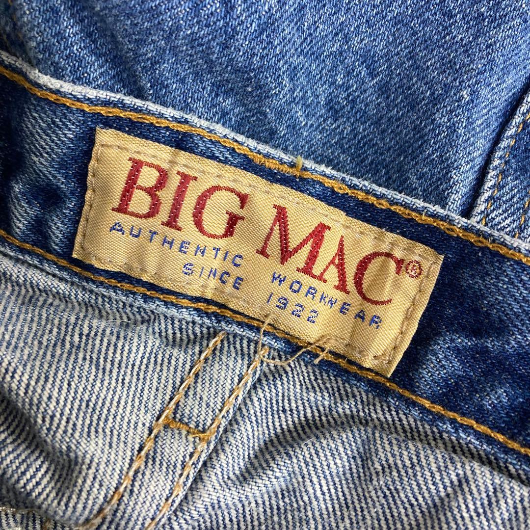 BIG MAC 90s ペインターパンツ　ブルーデニム　ジーンズ　W38 L30