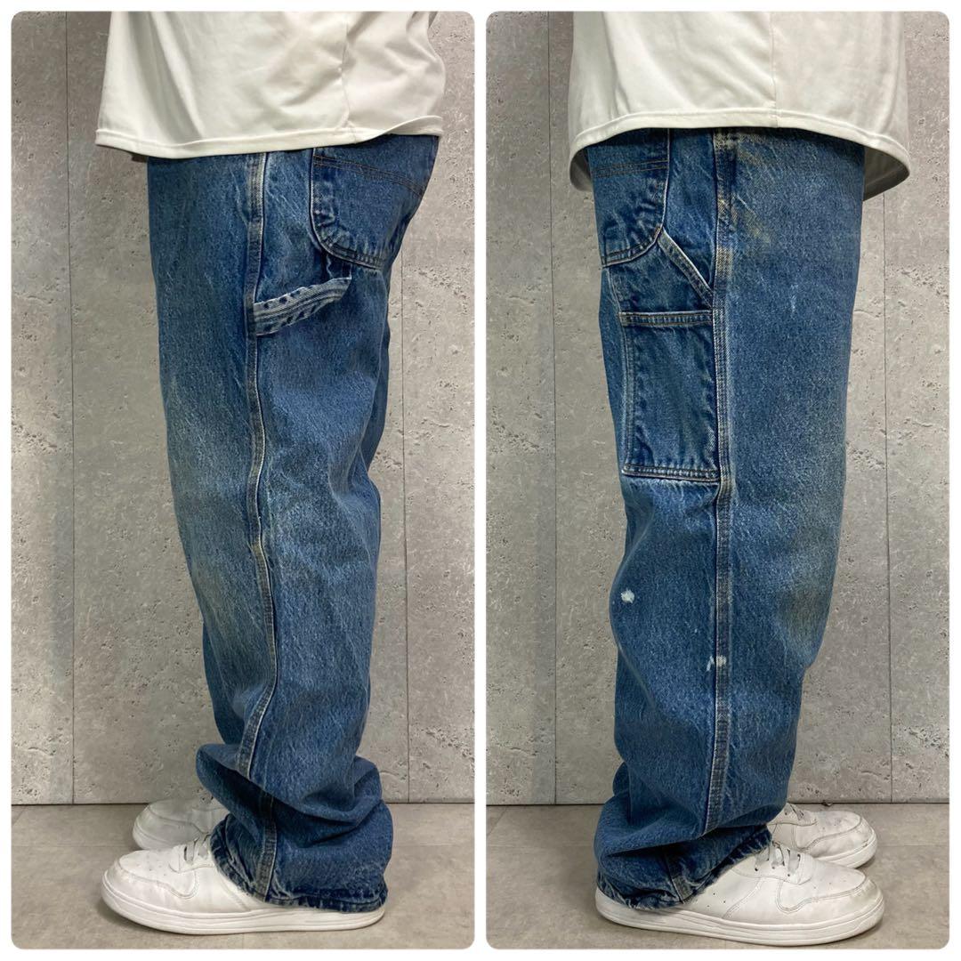 BIG MAC 90s ペインターパンツ　ブルーデニム　ジーンズ　W38 L30