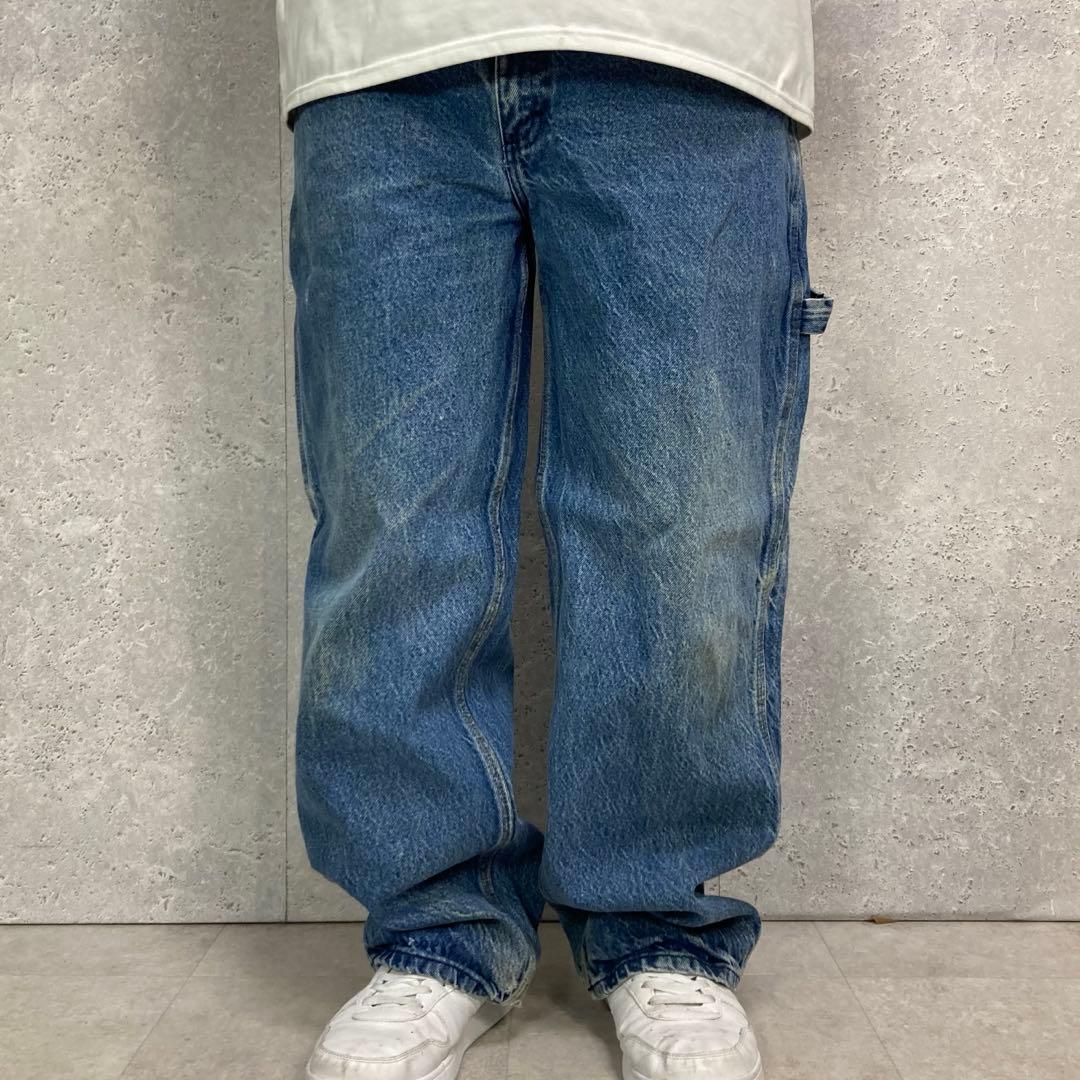 BIG MAC 90s ペインターパンツ　ブルーデニム　ジーンズ　W38 L30