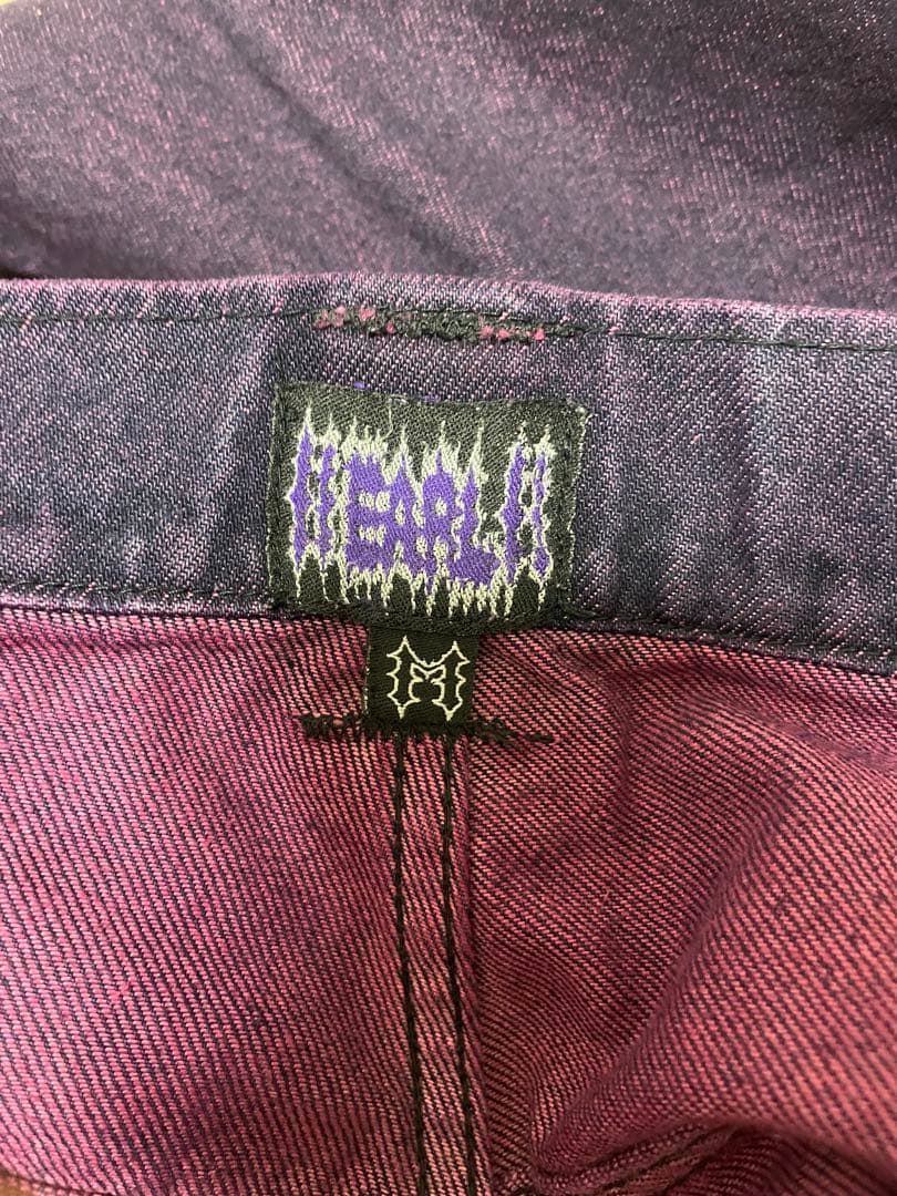 earl 紫色 デニムパンツ