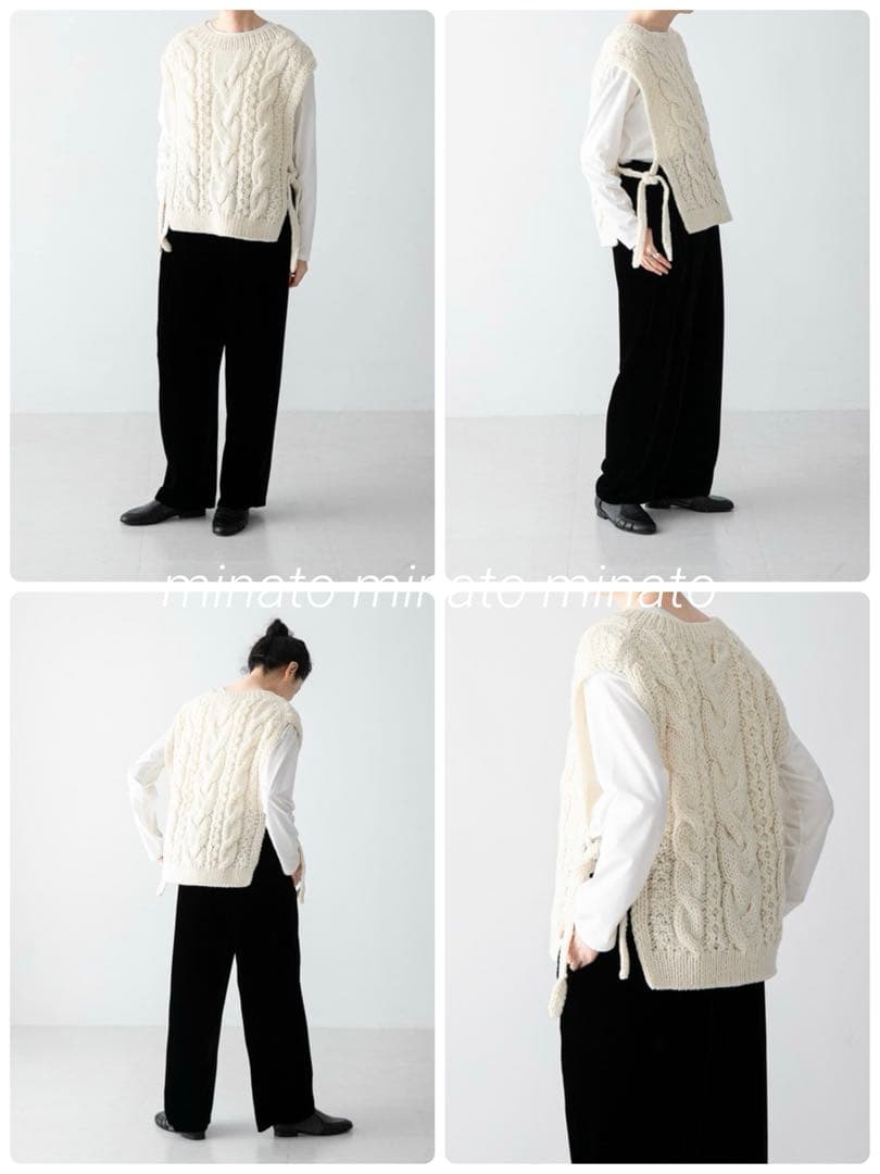 Luu 美品 24AW kagure かぐれ ペルーアランニットベスト