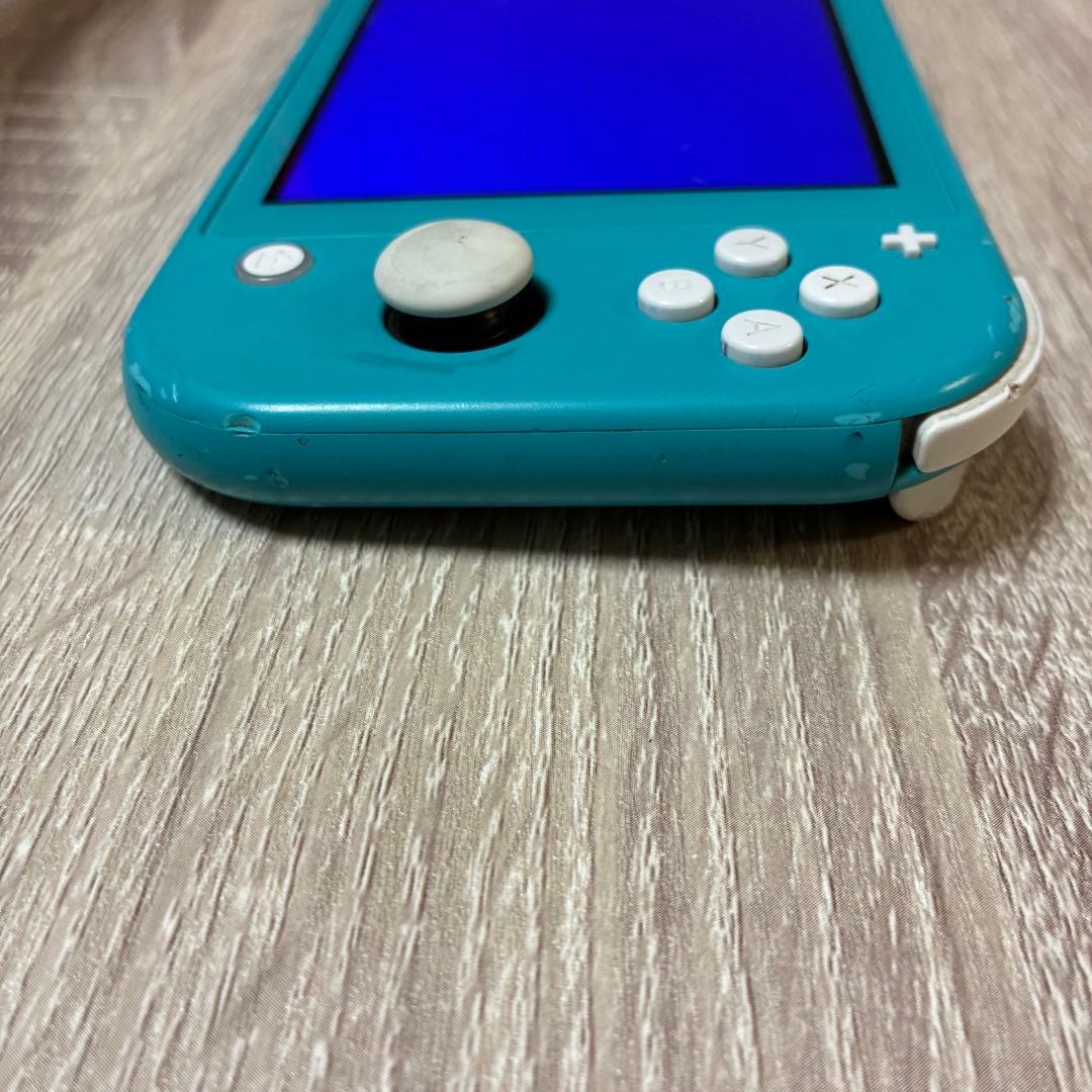 【ジャンク品】Switch Lite ターコイズ 青画面 部品取り