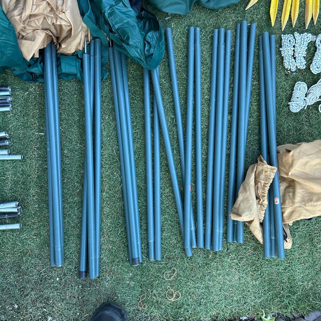 Coleman 3Pole Screen Tarp 付属品完備