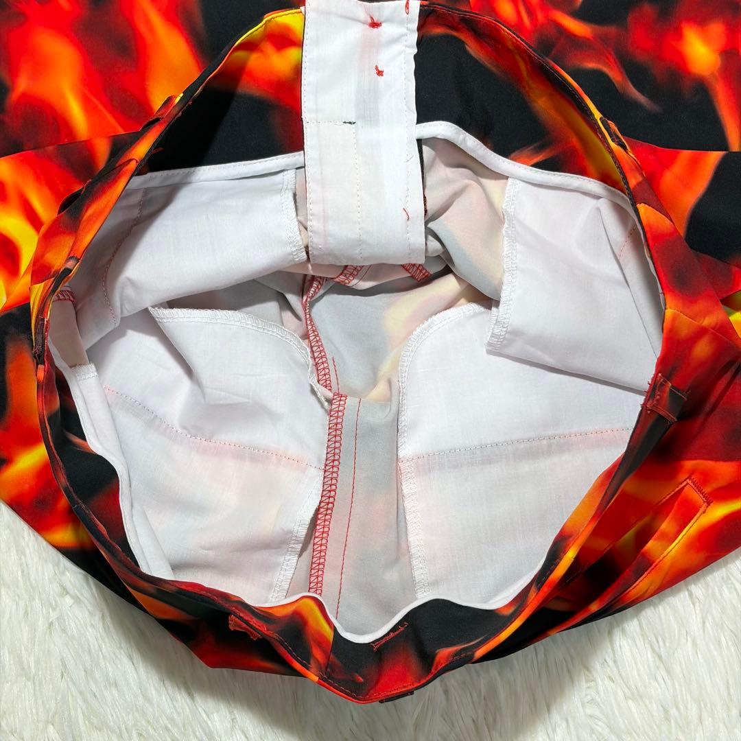 美品☆ ラウドマウス ゴルフパンツ 32 L 炎 Liar Liar 派手 総柄