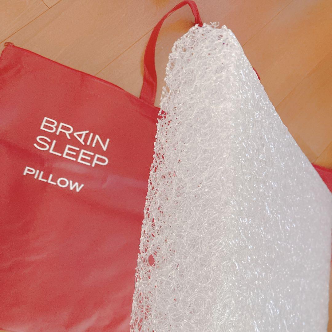 BRAIN SLEEP ピロー 収納バッグ付き　LOW ブレインスリープ