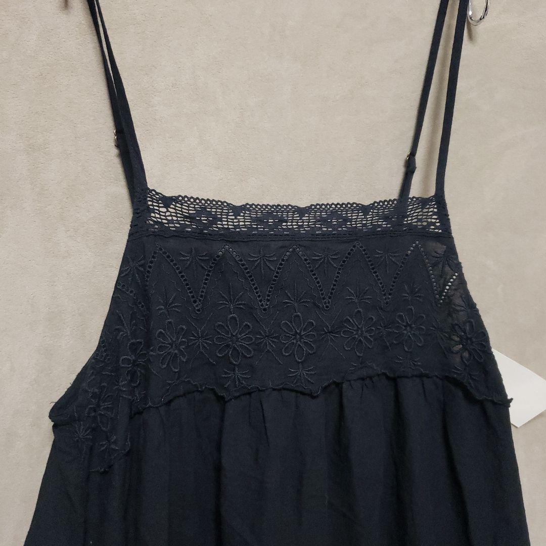 【kazumi×Samansa Mos2】キャミワンピース新品タグ付き黒ブラック
