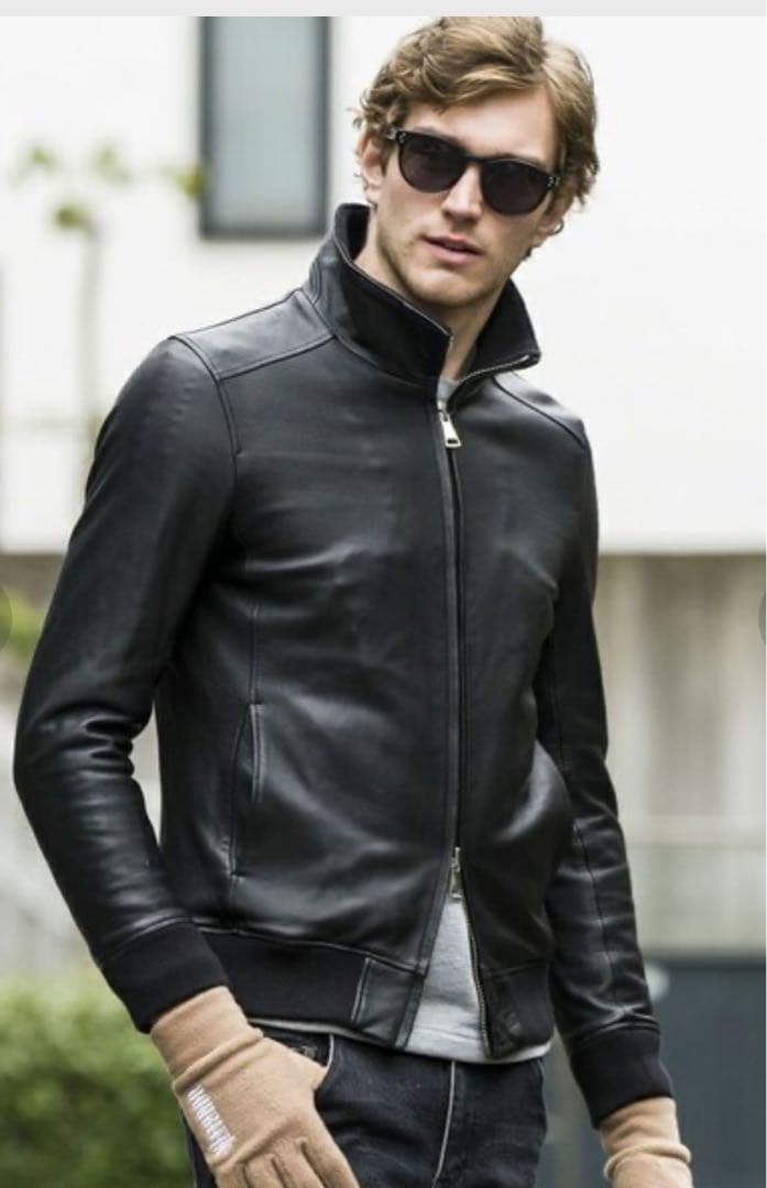 wjk leather rib truck レザートラックジャケット