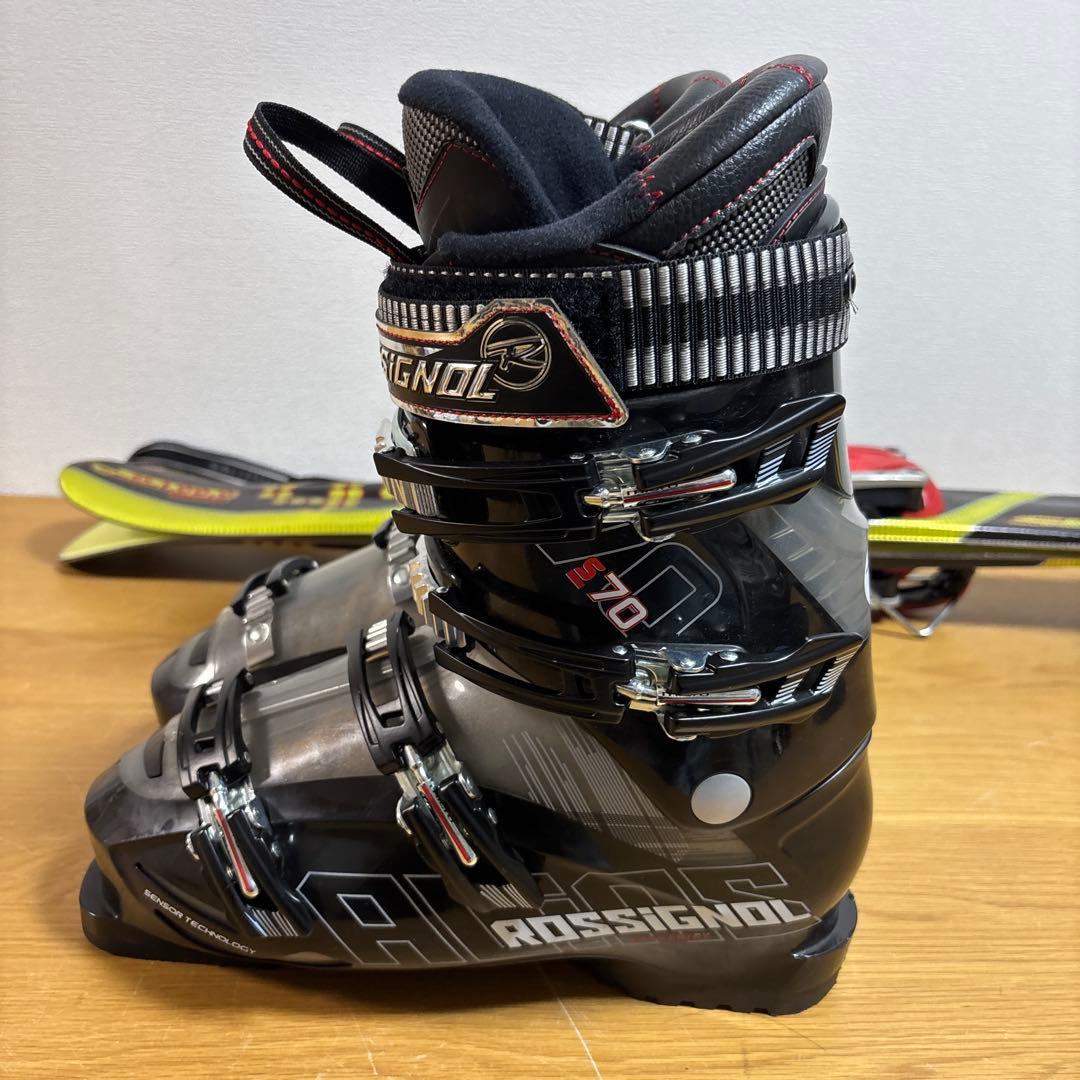 メンズ　ショートスキー　ファンスキーセット　Salomon 26-26.5cm