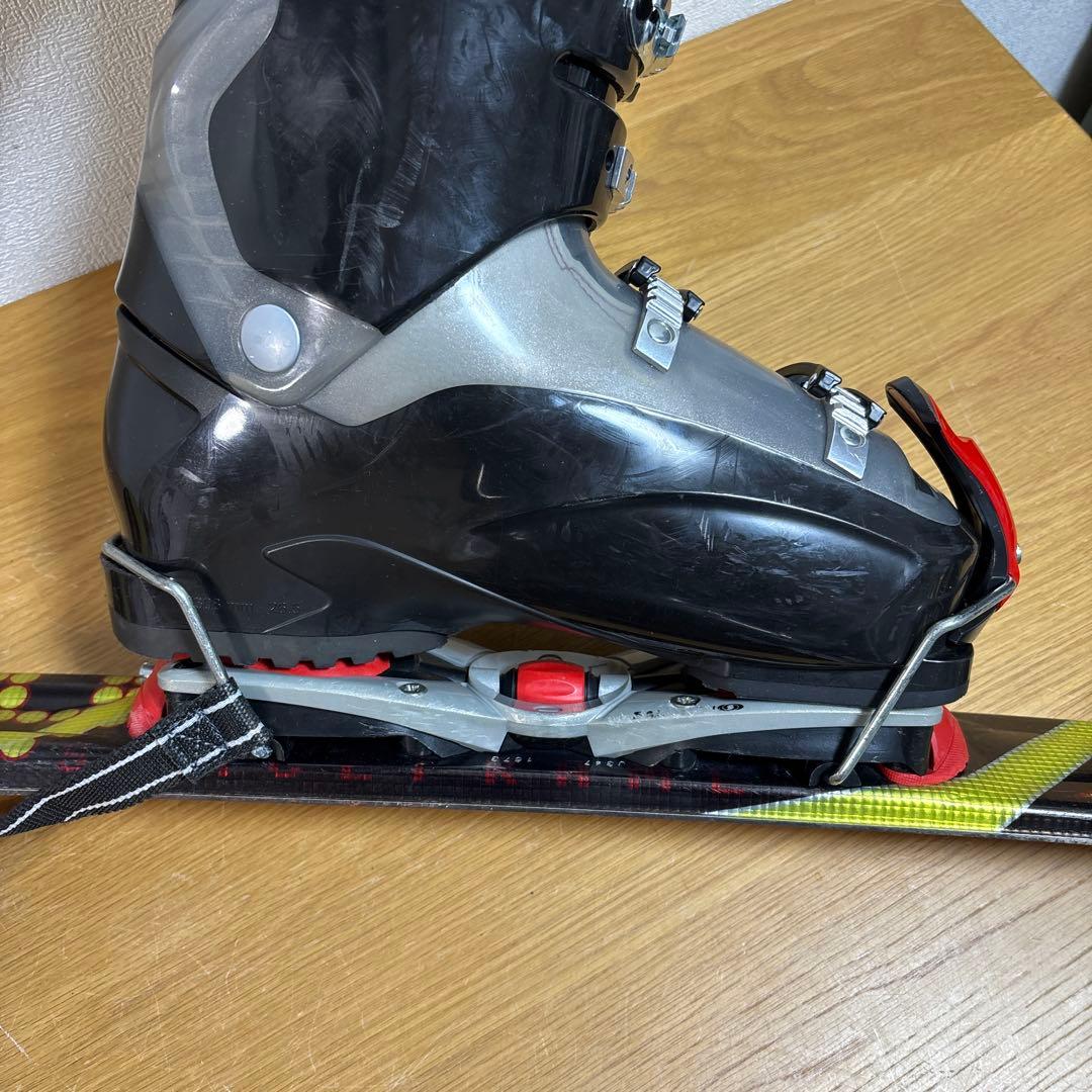 メンズ　ショートスキー　ファンスキーセット　Salomon 26-26.5cm