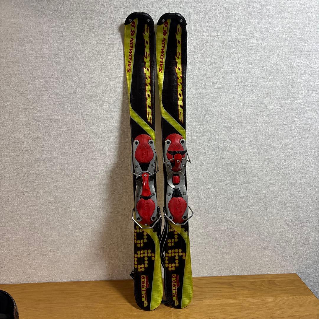 メンズ　ショートスキー　ファンスキーセット　Salomon 26-26.5cm