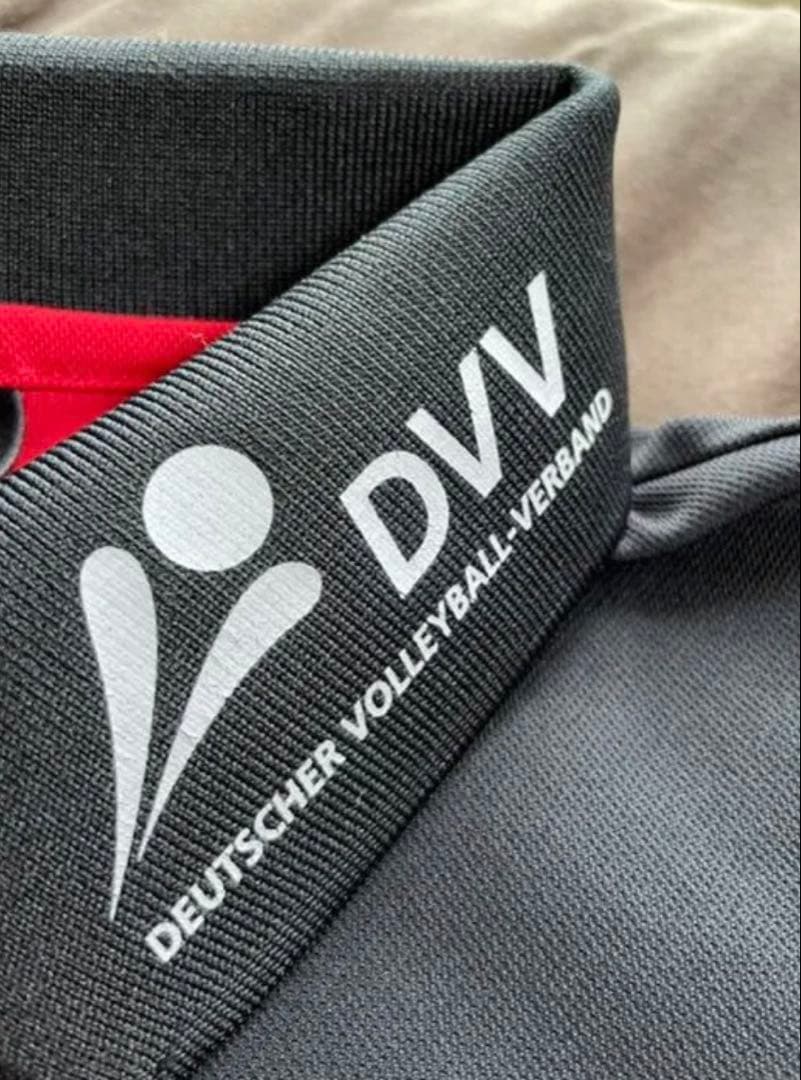 実使用 ドイツ代表 バレーボール 支給品 ポロシャツ Germany DVV